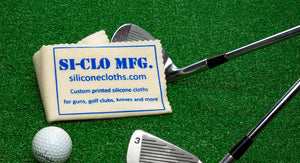 Silicone Cloth Golf Club Custom Printed Personalized Cleaning Polishing Golf Ball